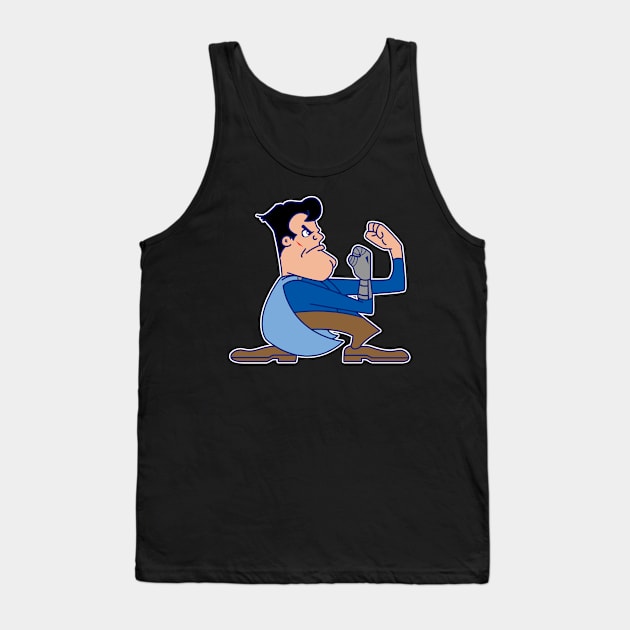 Fighting Ash vs. the Army of Darkness Tank Top by cudatron